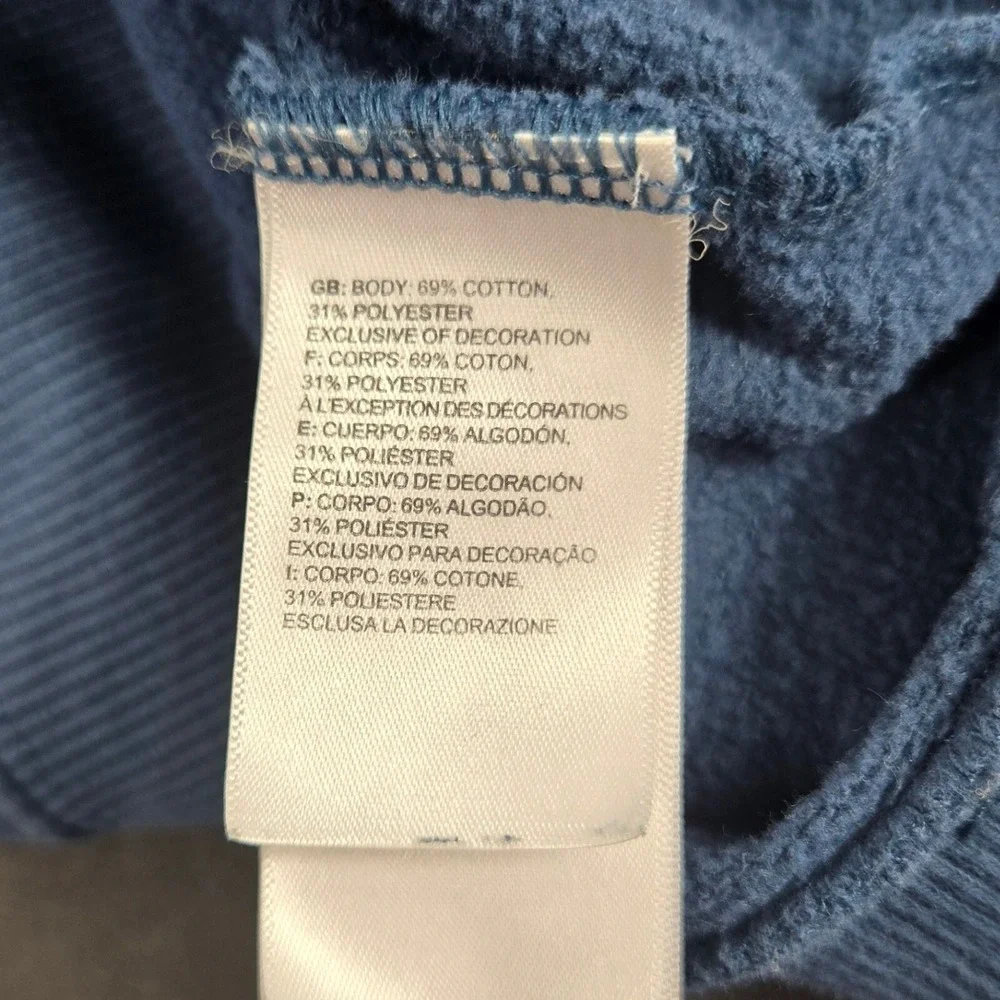 The North Face Hoodie Men's XL‎ Navy Never Stop Exploring Pullover Distressed